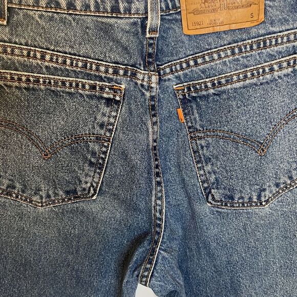 Levi's Vintage Orange Tab 912 Slim Fit Tapered Leg Size Women's 10 Short - Picture 10 of 11